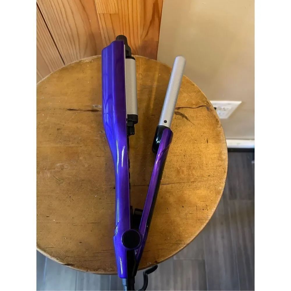 TIGI Bed Head A Wave We Go Hair Waver PURPLE Curling Beachy Waves Iron Styler (8